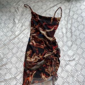 Ruched Renaissance Dress